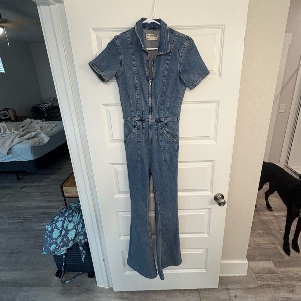 FREE PEOPLE we the free Jayde flare leg jumpsuit